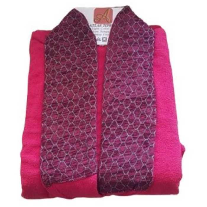 حوله تن پوش اطلس رنگ آلبالویی سایز 125