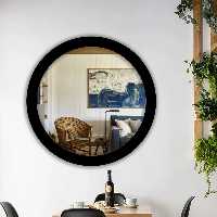 آینه گرد الف مدل دلسا قطر w-53