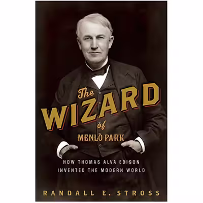 کتاب The Wizard of Menlo Park اثر Randall E. Stross انتشارات Crown