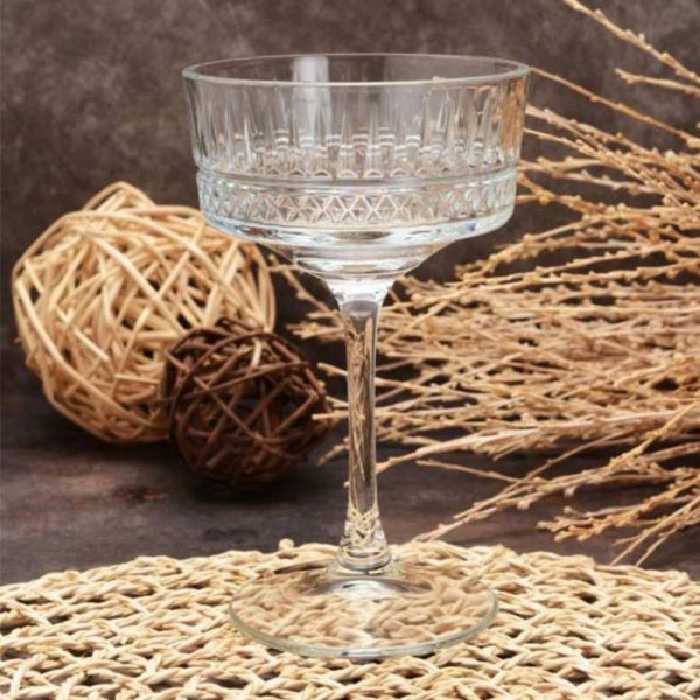 بستنی خوری ساغر شاپ مدل پایه بلند الیسا مجموعه 4 عددی 