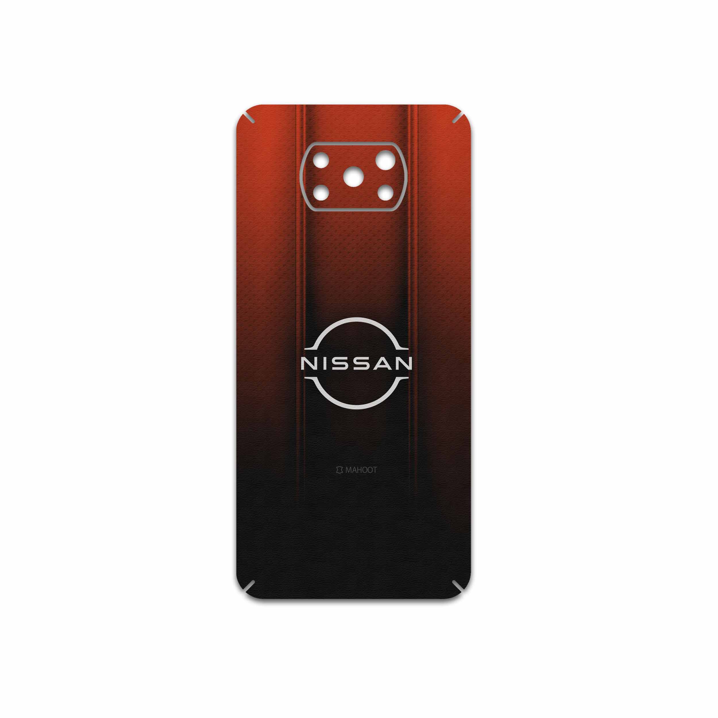 برچسب پوششی ماهوت مدل Nissan-Logo مناسب برای گوشی موبایل شیائومی Poco X3 Pro