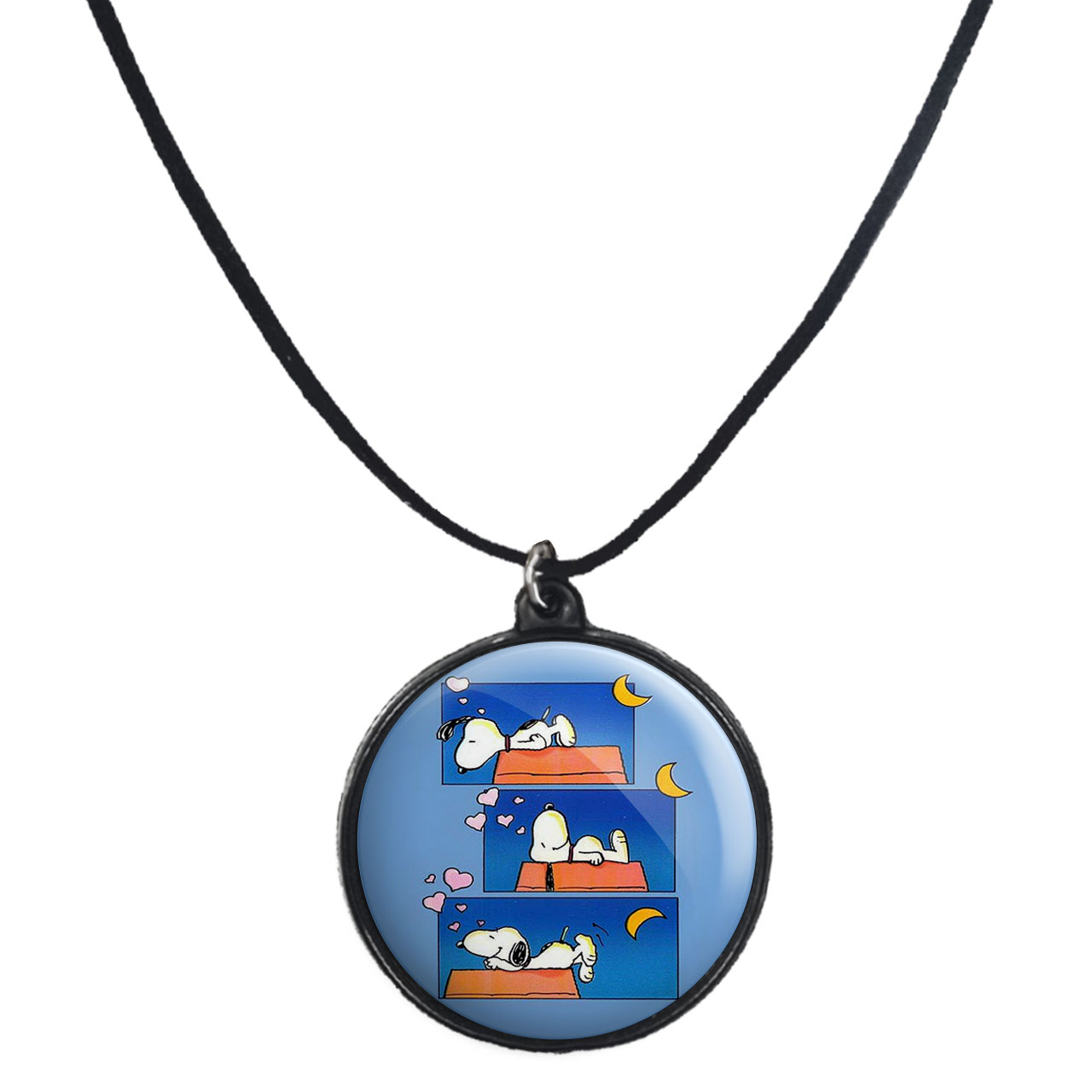 گردنبند پرمانه طرح اسنوپی کد pmb.14567