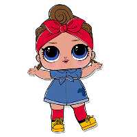 استند رومیزی تولد طرح ال و ال کد 08