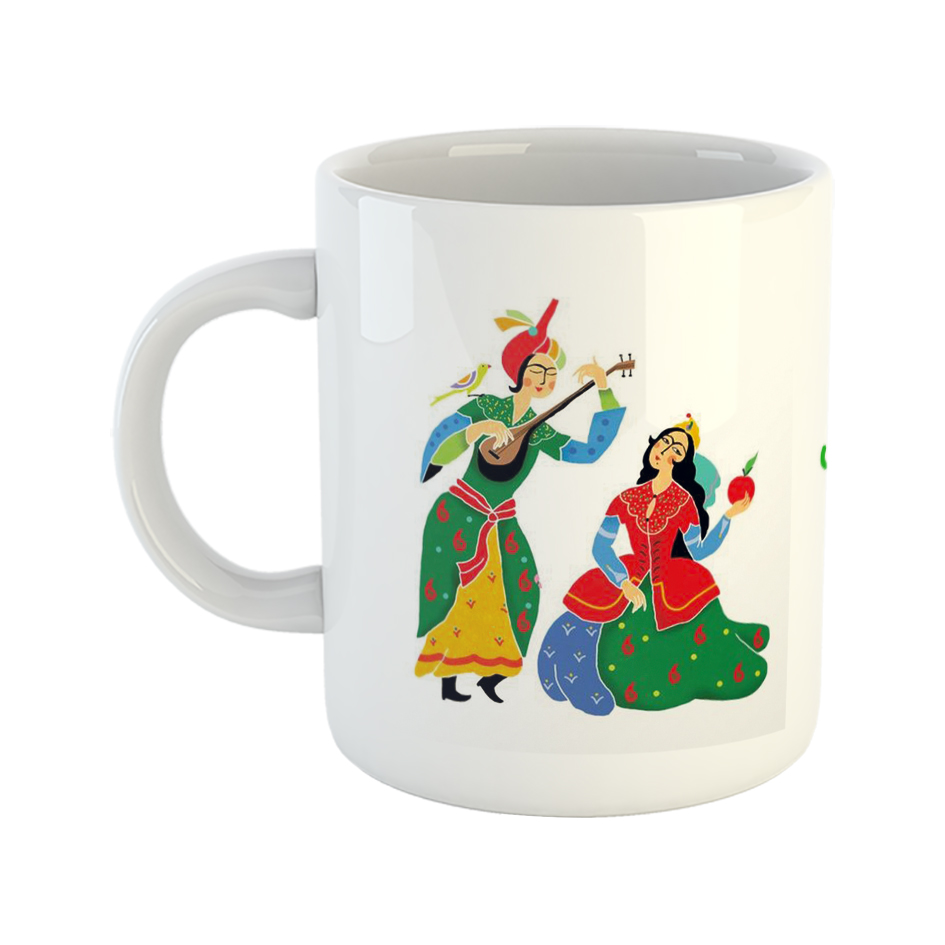 ماگ طرح نوروزی مدل سه تار