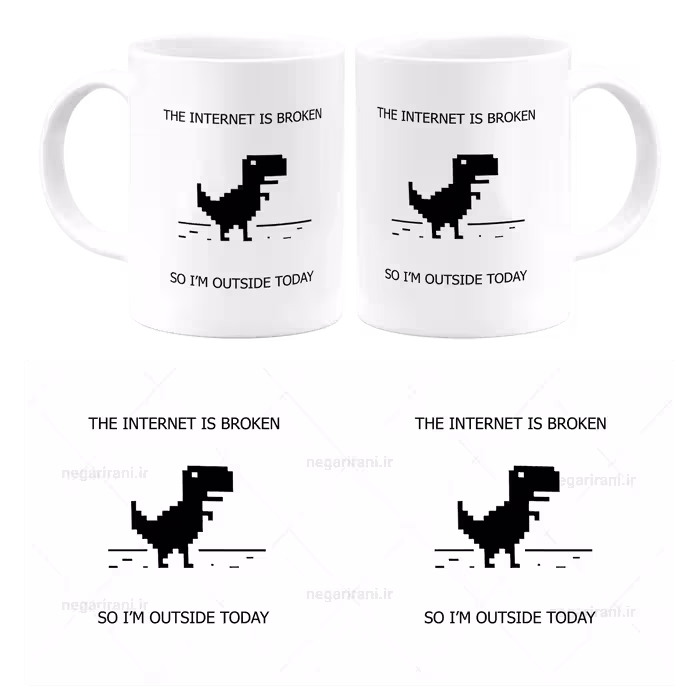 ماگ the internet is broken مدل Z22
