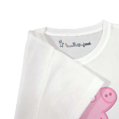 تی شرت بچگانه پرمانه طرح پپا پیگ کد pmt.4737