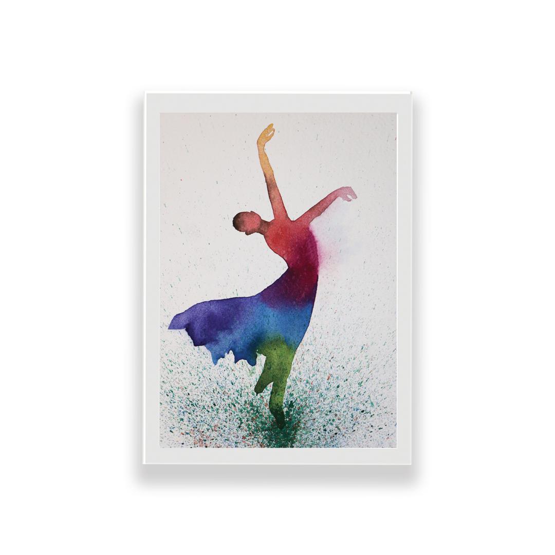 تابلو طرح نقاشی آبرنگی 