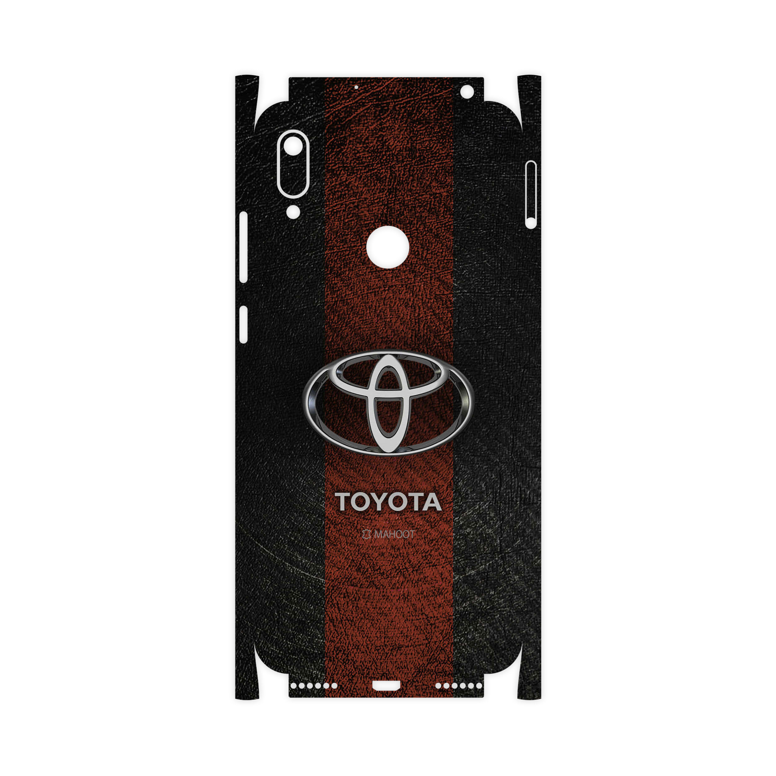 برچسب پوششی ماهوت مدل TOYOTA-FullSkin مناسب برای گوشی موبایل هوآوی Y6 Prime 2019