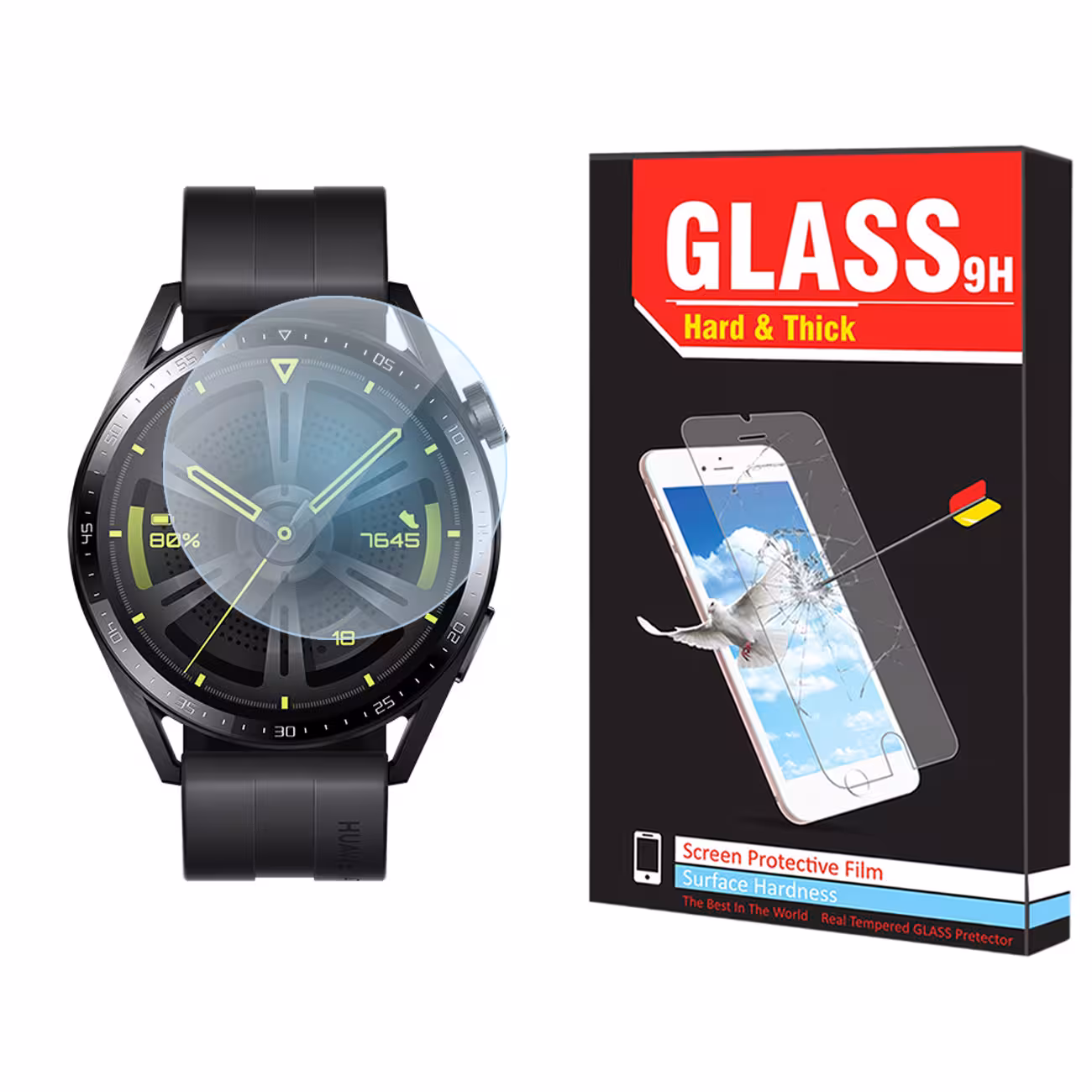محافظ صفحه نمایش نانو هارد اند تیک مدل NHT مناسب برای ساعت هوشمند هوآوی Watch GT 3 46mm