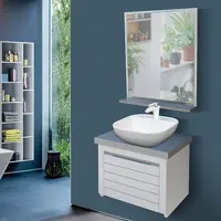 ست کابینت و روشویی آزالیا مدل سلنا به همراه آینه