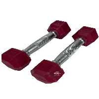 دمبل شش ضلعی رنگی 1 کیلو گرمی برند استار بسته 2 عددی