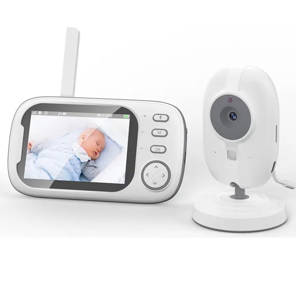 دوربین مانیتور کودک صوتی دو طرفه HD با باتری 1500mAh