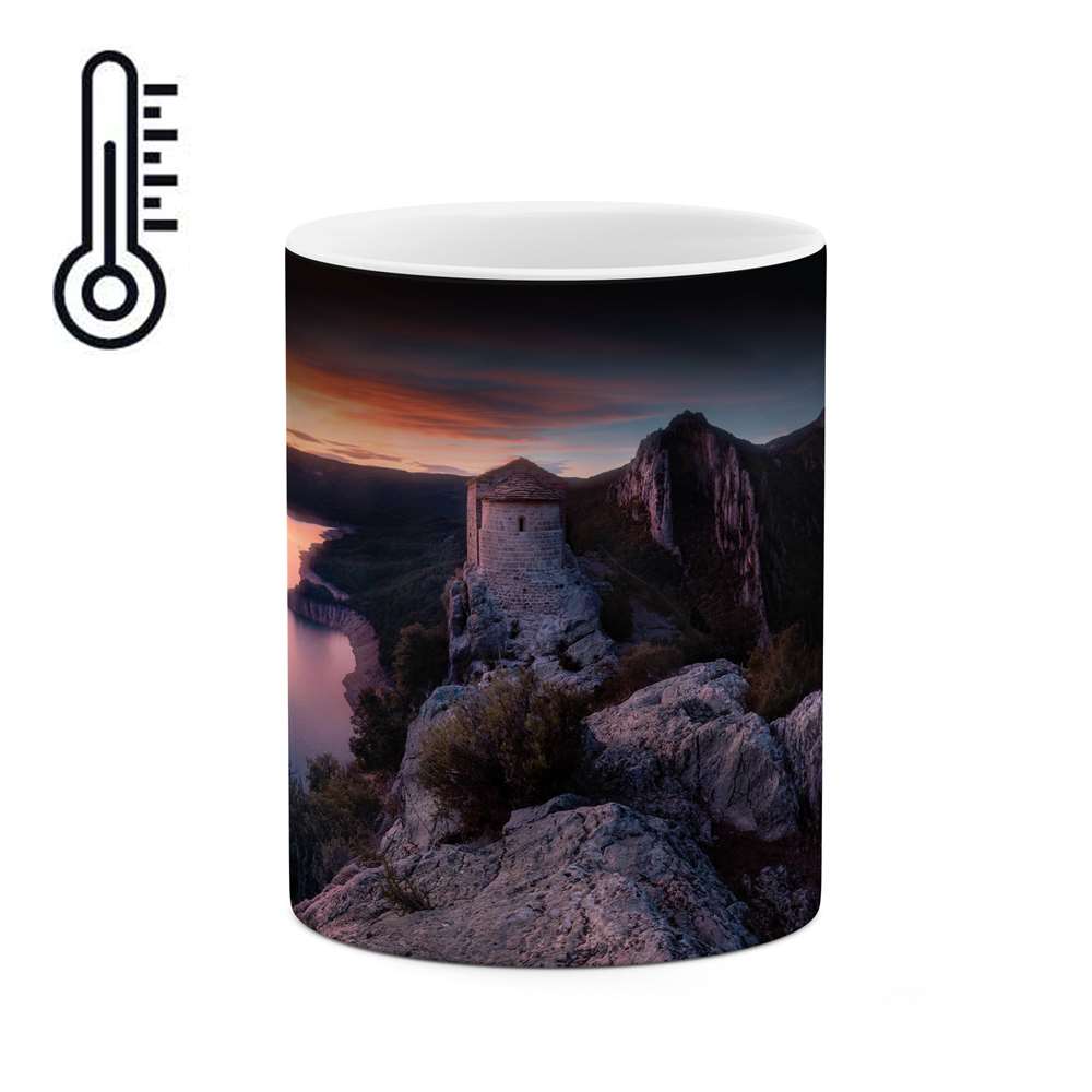 ماگ حرارتی کاکتی طرح منظره مدل mgh15643