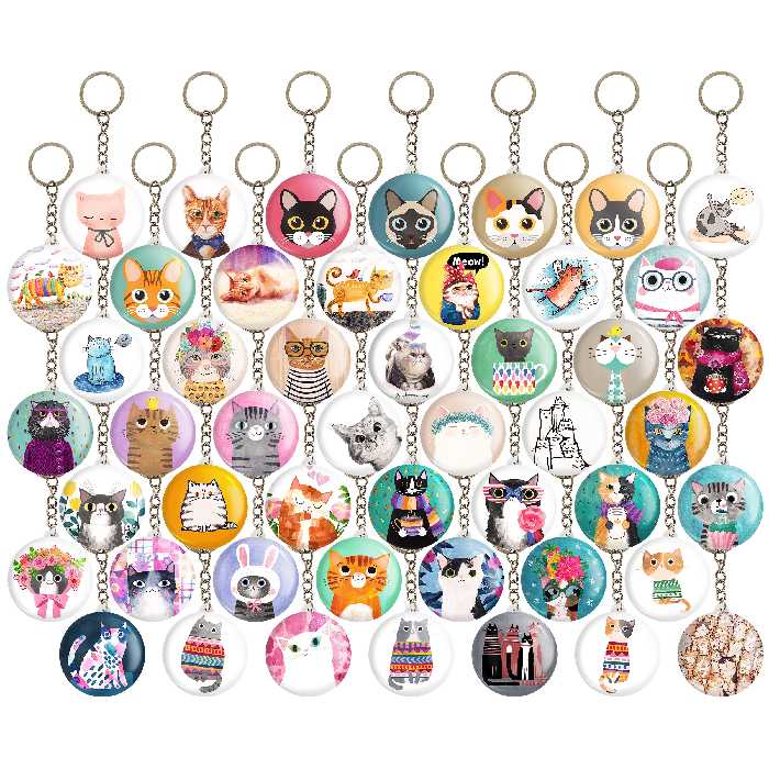 جاکلیدی خندالو مدل گربه Cat کد 93 مجموعه 49 عددی