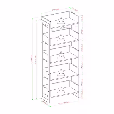 کتابخانه مدل Walker-1