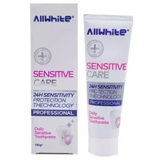آل وایت خمیر دندان دندان های حساس 100 گرمی Allwhite