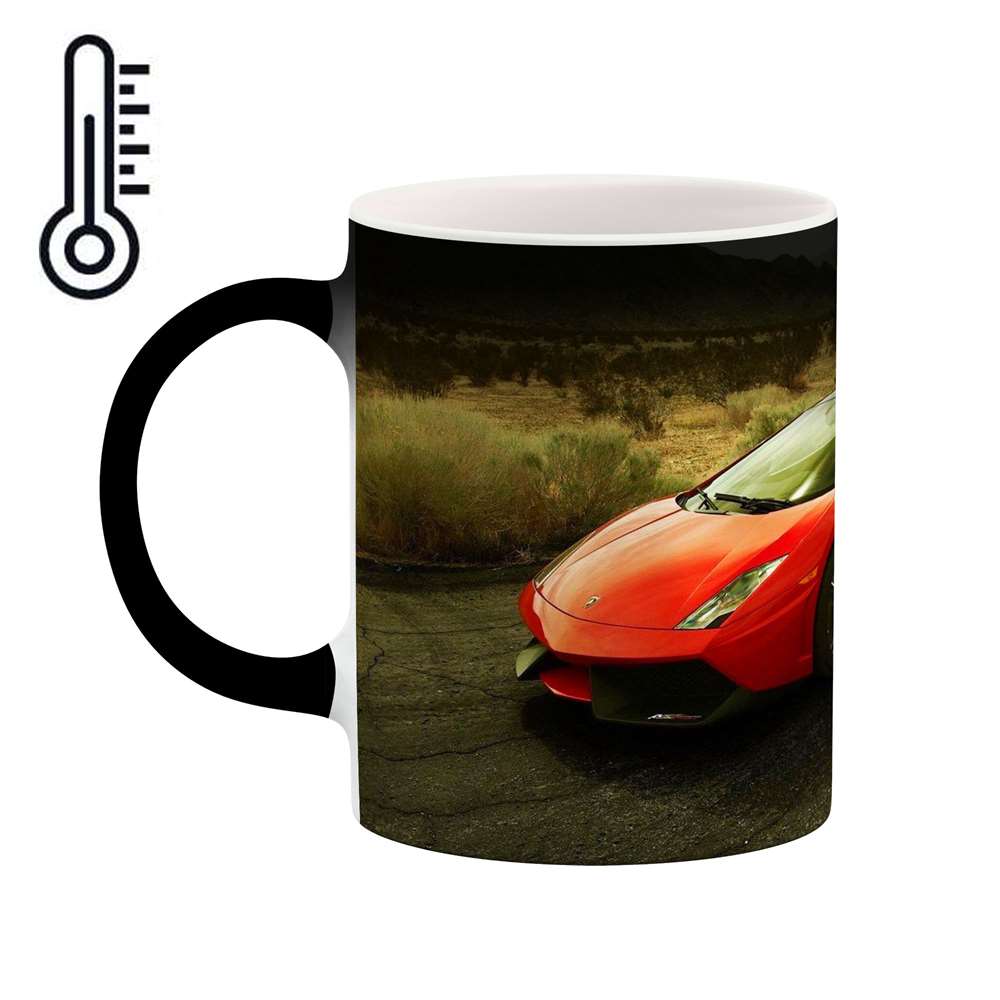 ماگ حرارتی طرح ماشین Lamborghini diablo مدل mgph15649