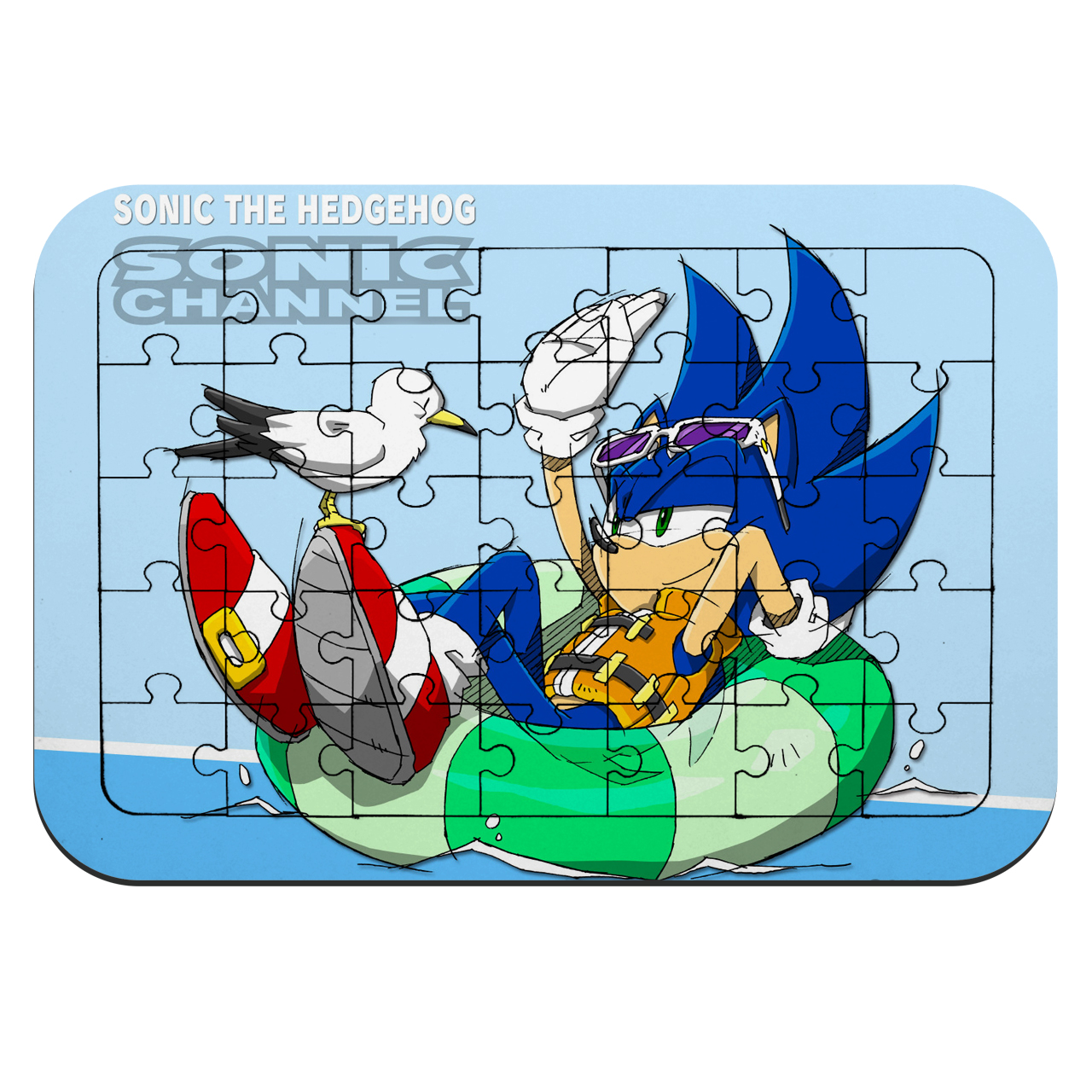  پازل 35 تکه طرح انیمه سونیک خارپشت مدل NI769