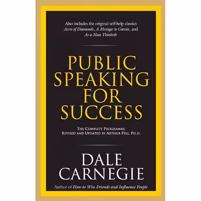 کتاب Public Speaking for Success اثر Dale Carnegie انتشارات Manjul Publishing House Pvt Ltd