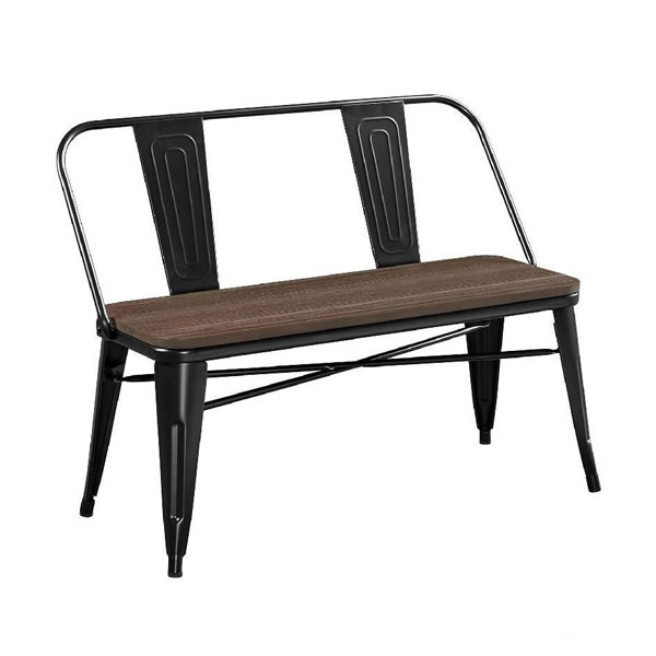 نیمکت دو نفره پشتی دار تولیکس نظری مدل N504