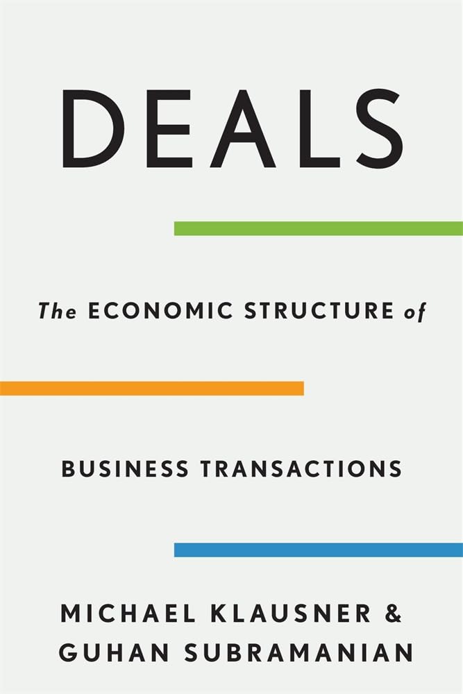 کتاب Deals: The Economic Structure of Business Transactions (معادلات)