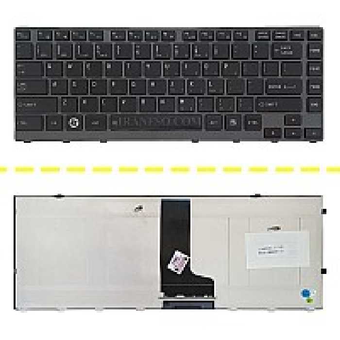 کیبرد لپ تاپ توشیبا Satellite M640 مشکی-با فریم طوسی