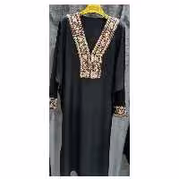 مانتو عبایی نغمه بابوس  فری سایز تا 52 تک رنگ(ارسال رایگان) 