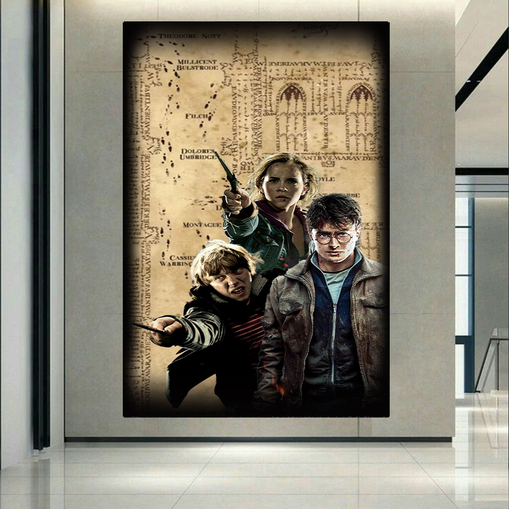تابلو بوم طرح هری پاتر کد AR2326