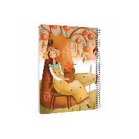 دفتر سیمی سایز A4 کد 8 برند مستر نوت