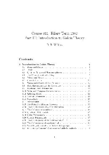 خرید و دانلود نسخه کامل کتاب Introduction to Galois theory