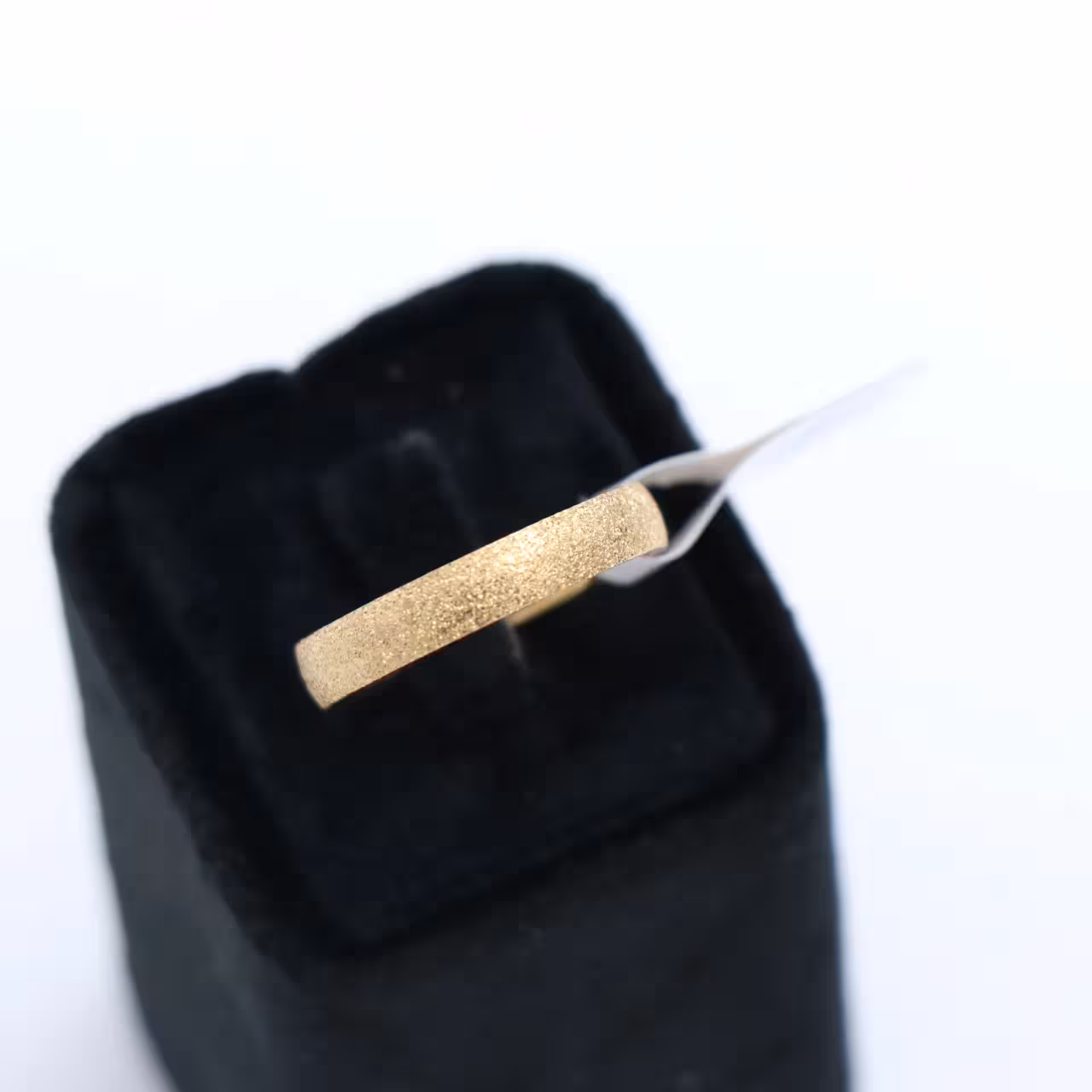 انگشتر رینگی حلقه استیل شنی سایز 17 طلایی 71645