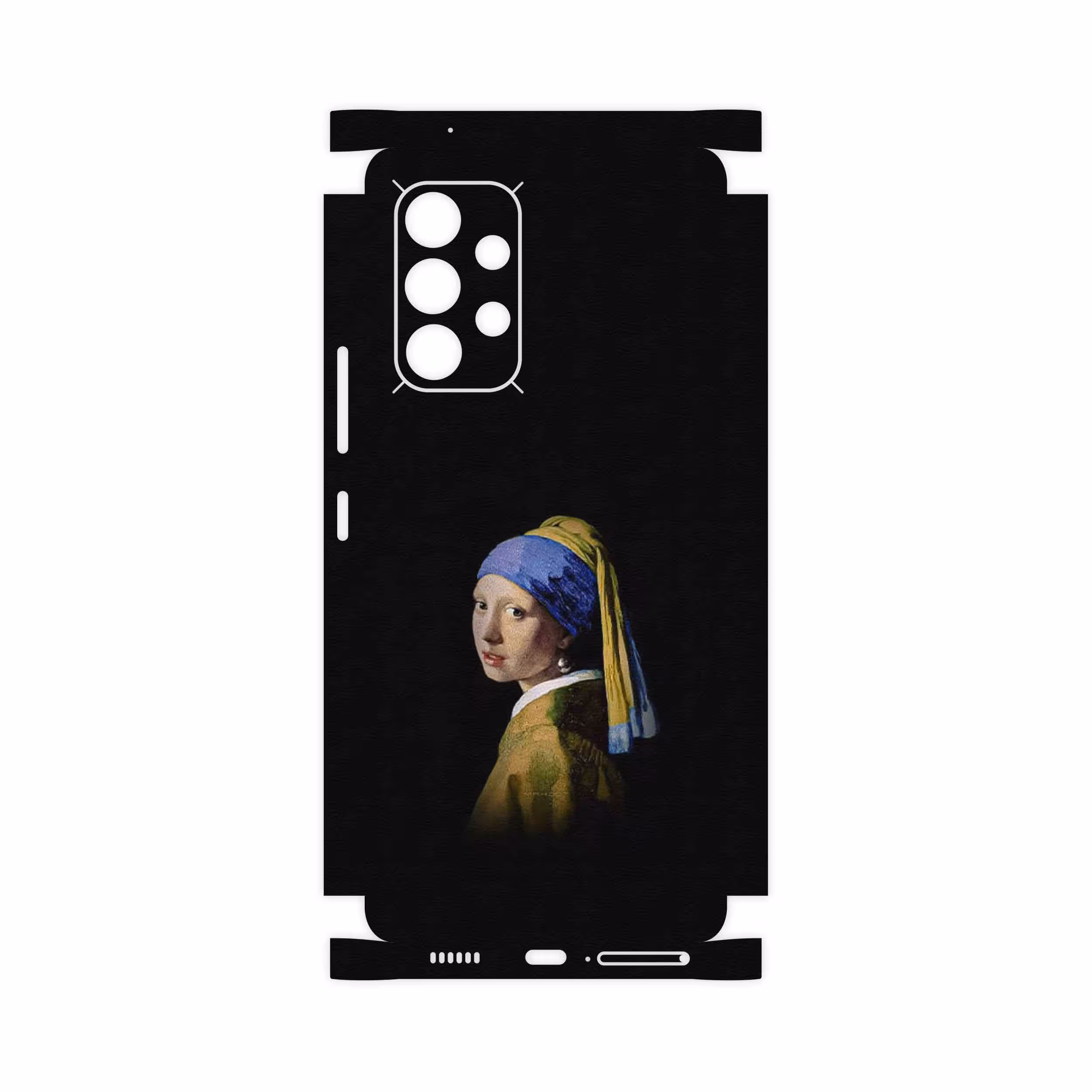 برچسب پوششی ماهوت مدل Girl with a Pearl Earring of Vermeer-FullSkin مناسب برای گوشی موبایل سامسونگ Galaxy A53 5G