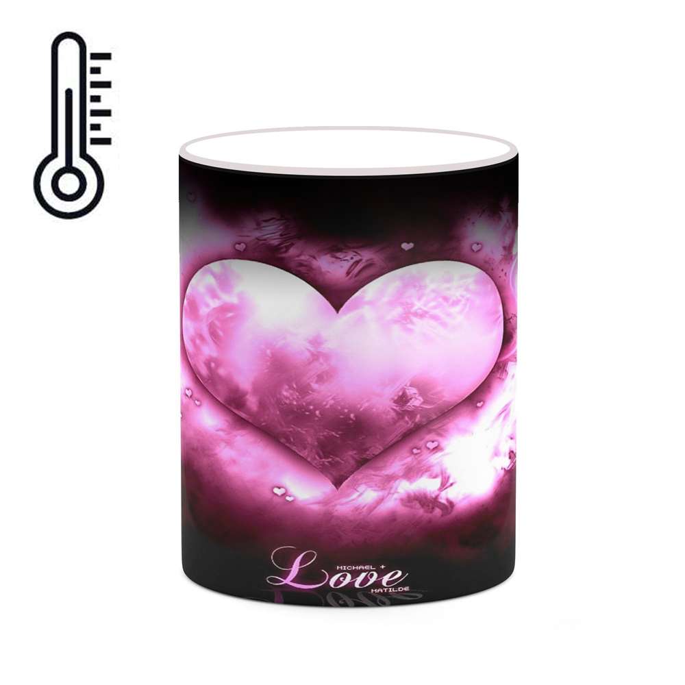 ماگ حرارتی کاکتی طرح Love مدل mgh20824
