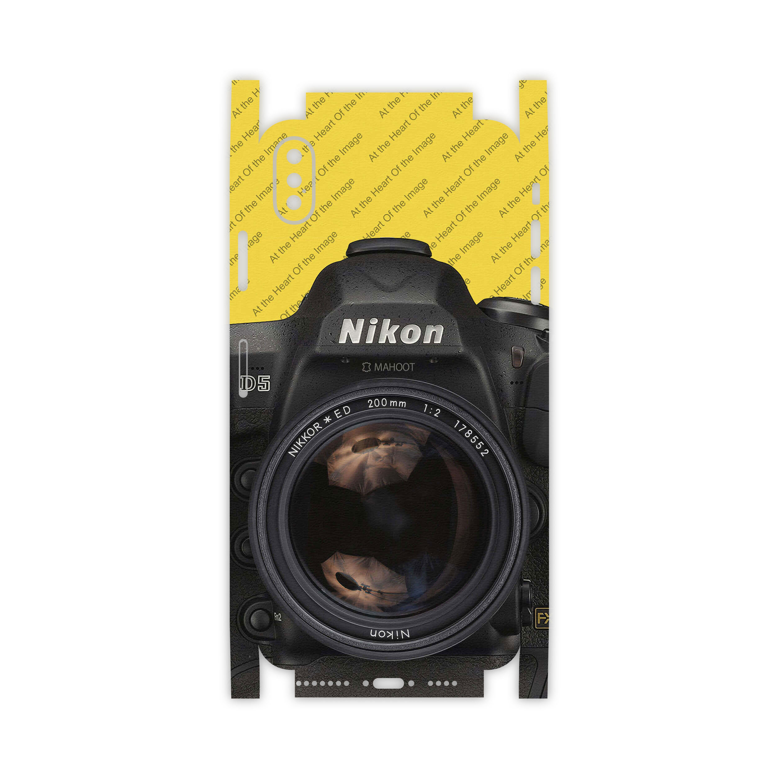 برچسب پوششی ماهوت مدل Nikon-Logo-FullSkin مناسب برای گوشی موبایل اپل iPhone Xs Max