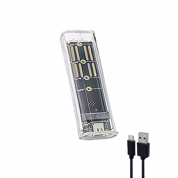 باکس اس اس دی شیشه ای M.2 NGFF NVME