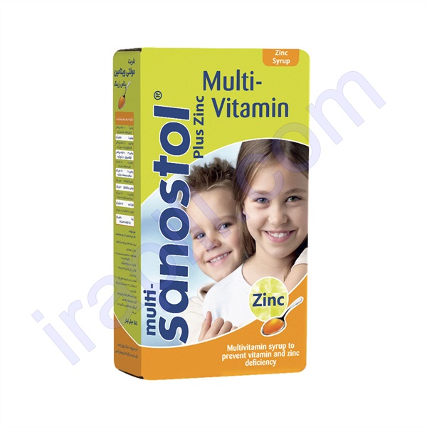 شربت مولتی سانستول پلاس زینک 155 میلی لیتر