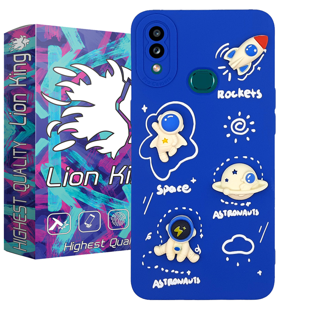  کاور لاین کینگ مدل سفینه و فضانوردآسمانی مناسب برای گوشی موبایل سامسونگ Galaxy A10s