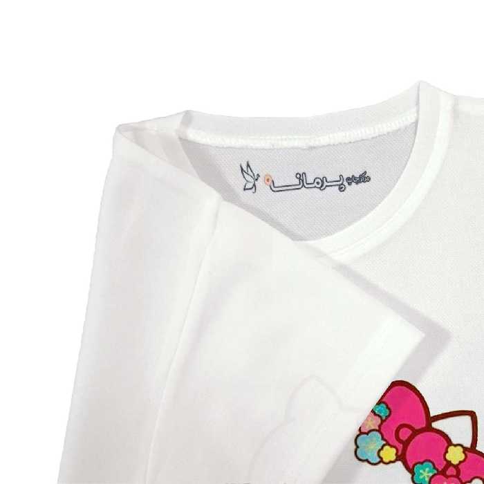 تی شرت بچگانه پرمانه طرح Kitty کد pmt.2379