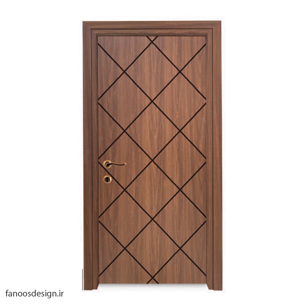 درب ضد آب PVC طرح چوب