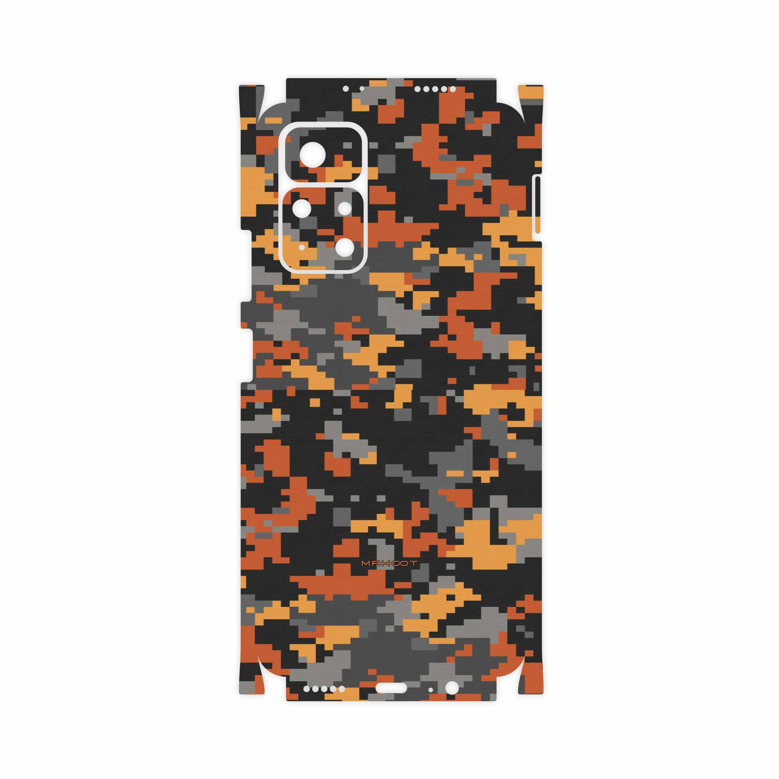 برچسب پوششی ماهوت مدل Army-Autumn-pixel-FullSkin مناسب برای گوشی موبایل شیائومی Poco M4 Pro 5G