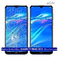 تعویض گلس تاچ ال سی دی هواوی HUAWEI Y7 PRIME 2019 – ضمانتی و بدون ریسک