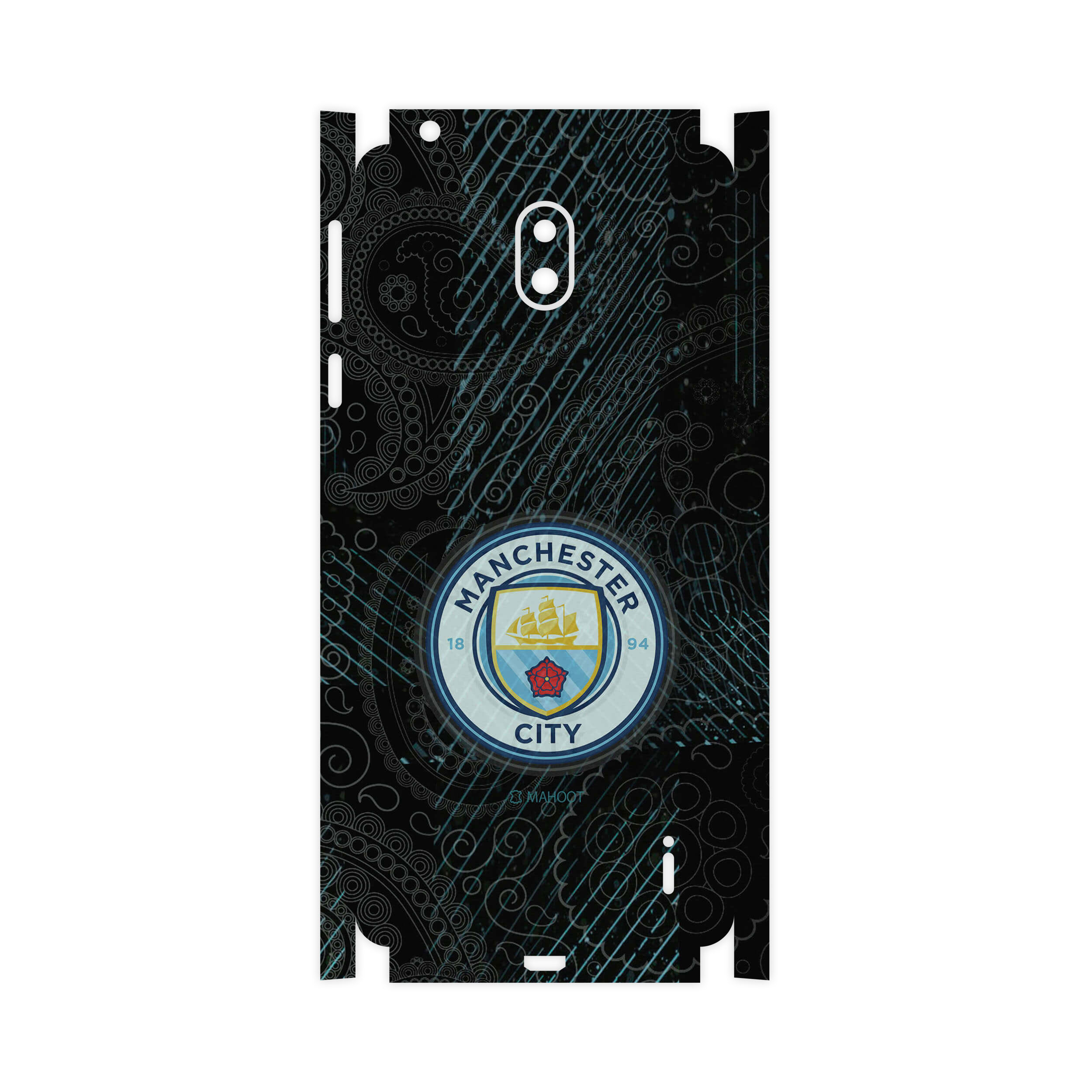 برچسب پوششی ماهوت مدل Manchester-City-FullSkin مناسب برای گوشی موبایل نوکیا 1 Plus
