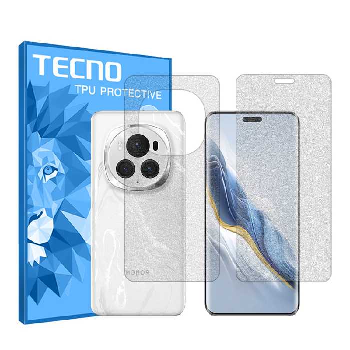 گلس صفحه نمایش و پشت گوشی آنر Magic6 Pro مدل مات برند تکنو کد SS