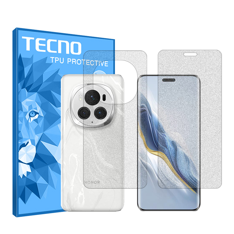 گلس صفحه نمایش و پشت گوشی آنر Magic6 Pro مدل مات برند تکنو کد SS