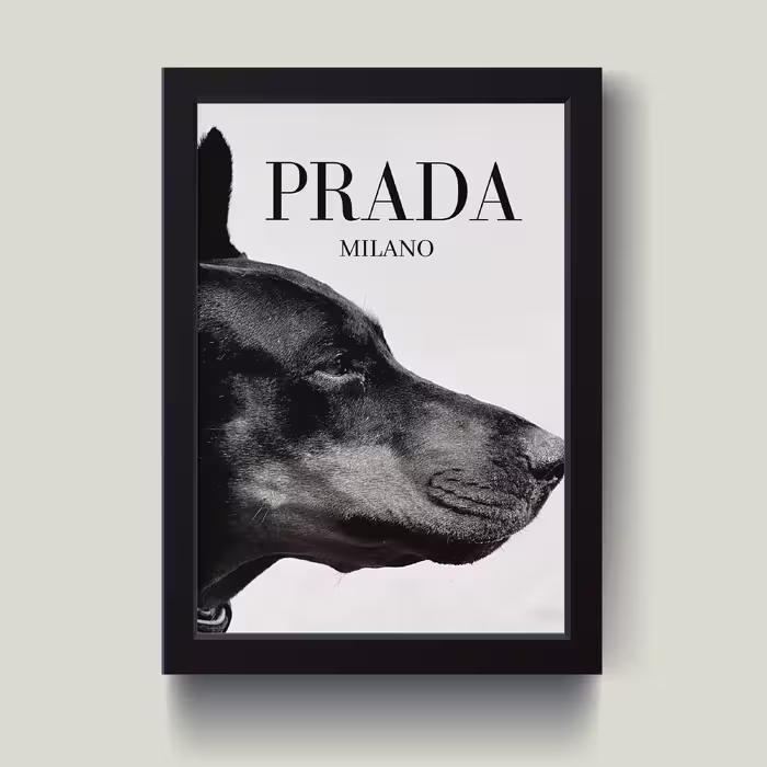 تابلو مدل Dobermann PARADA کدS2630-b