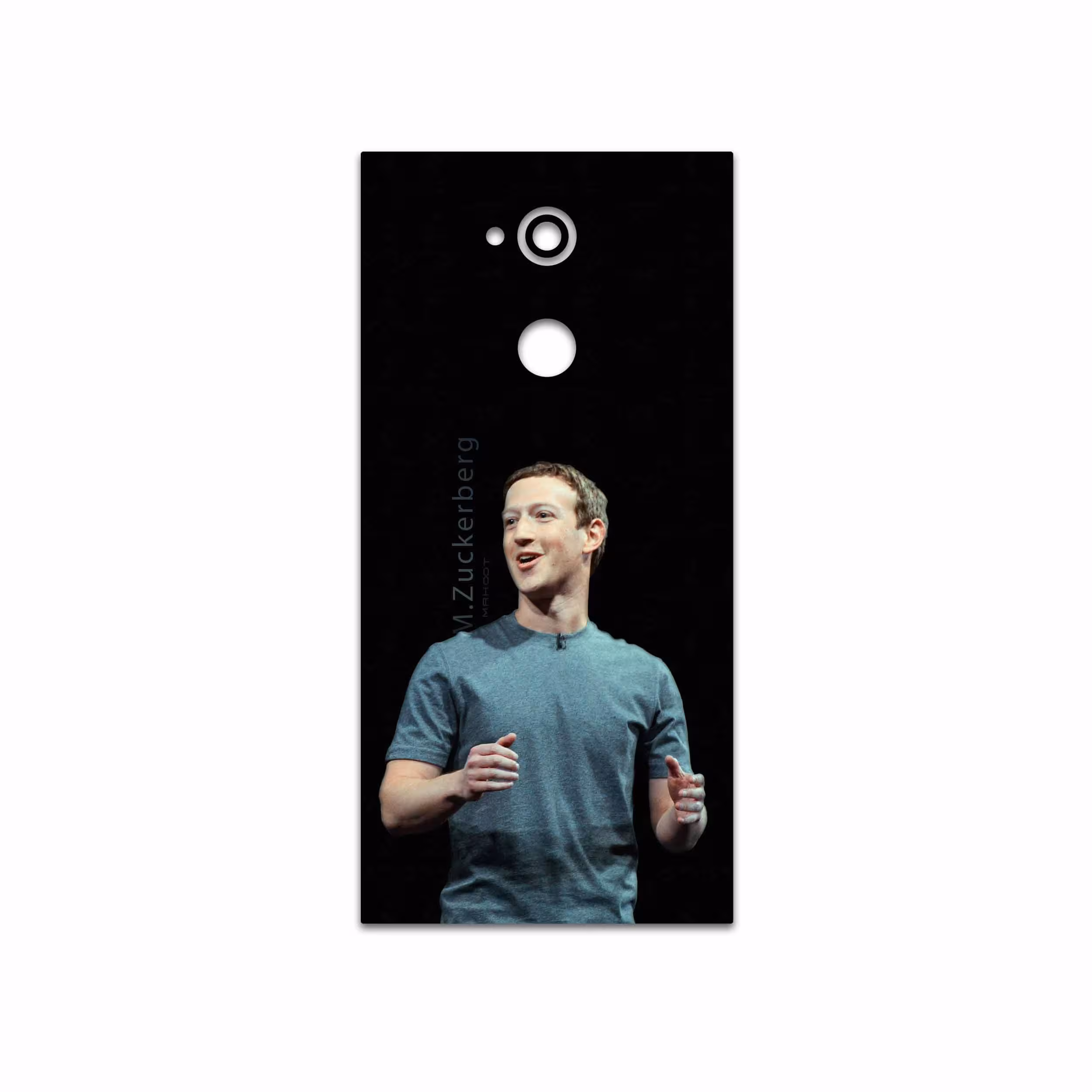 برچسب پوششی ماهوت مدل Mark Zuckerberg مناسب برای گوشی موبایل سونی Xperia XA2 Ultra