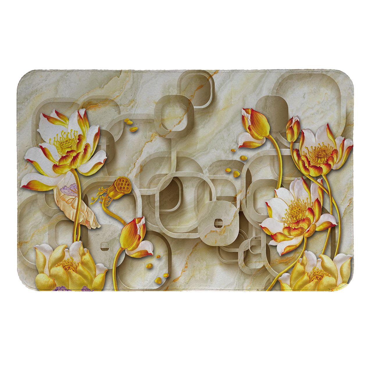 زیرقابلمه ای طرح گل کد 6102