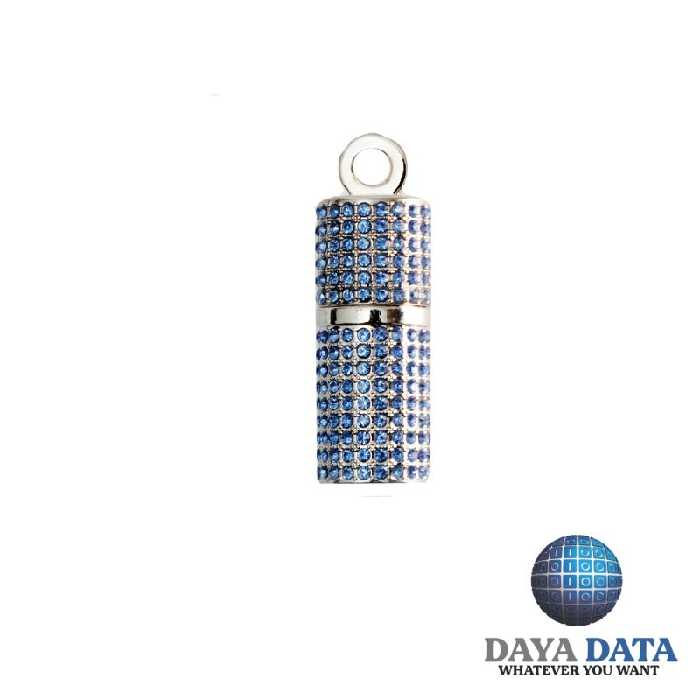 فلش مموری فانتزی دایا دیتا استوانه جواهرمدلJE1002-21 ظرفیت128GB -USB2رنگ سرمه ای