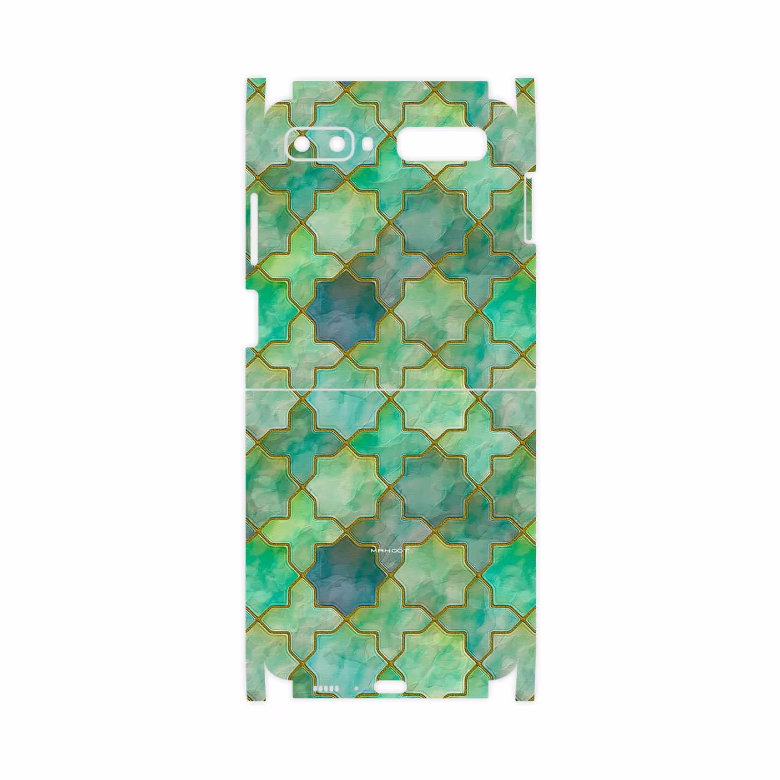برچسب پوششی ماهوت مدل Iran Tile 8-FullSkin مناسب برای گوشی موبایل سامسونگ Galaxy Z Flip