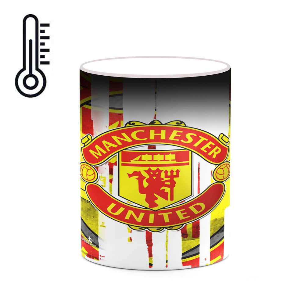 ماگ حرارتی کاکتی طرح تیم Manchester United مدل mgh19686